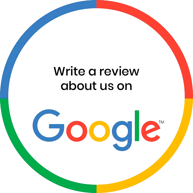 Write a review about us on Google.